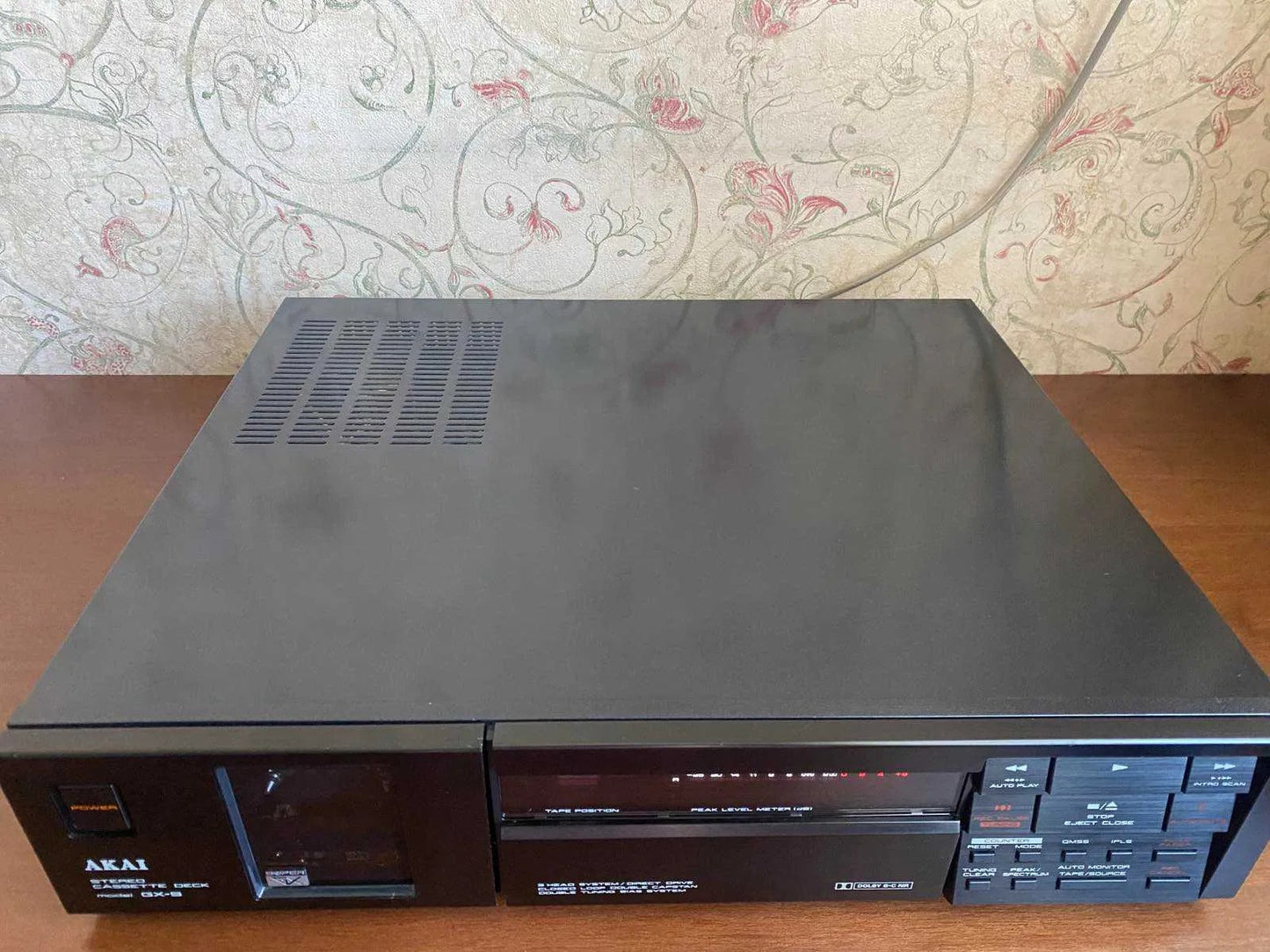 Akai GX-9 Rare Vintage MINT Stereo Cassette Deck Serviced Working 3-Head 220V