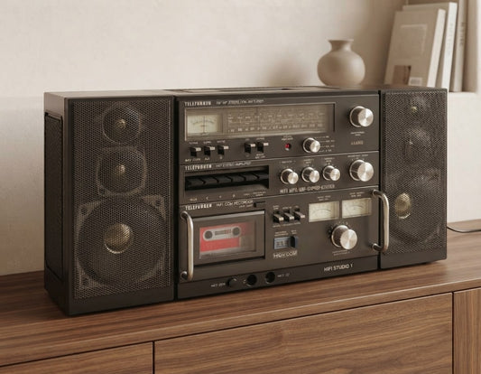 Telefunken HiFi Studio 1  Rare Vintage MINT Boombox Serviced Warranty Germany