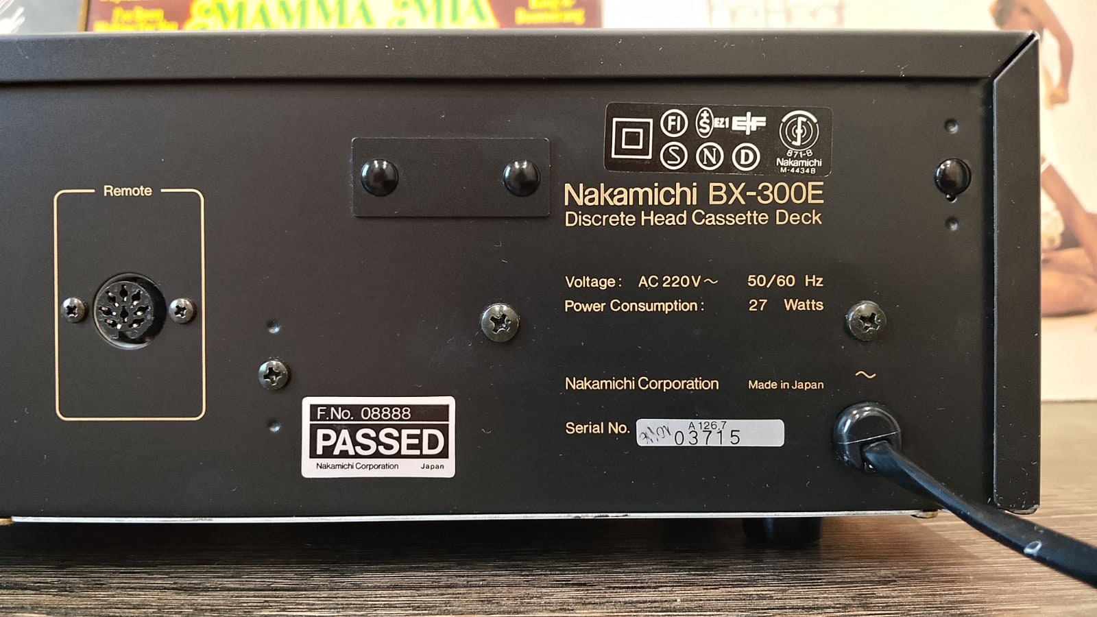 Nakamichi BX-300E Rare Vintage Cassette Deck Serviced Warranty Tested