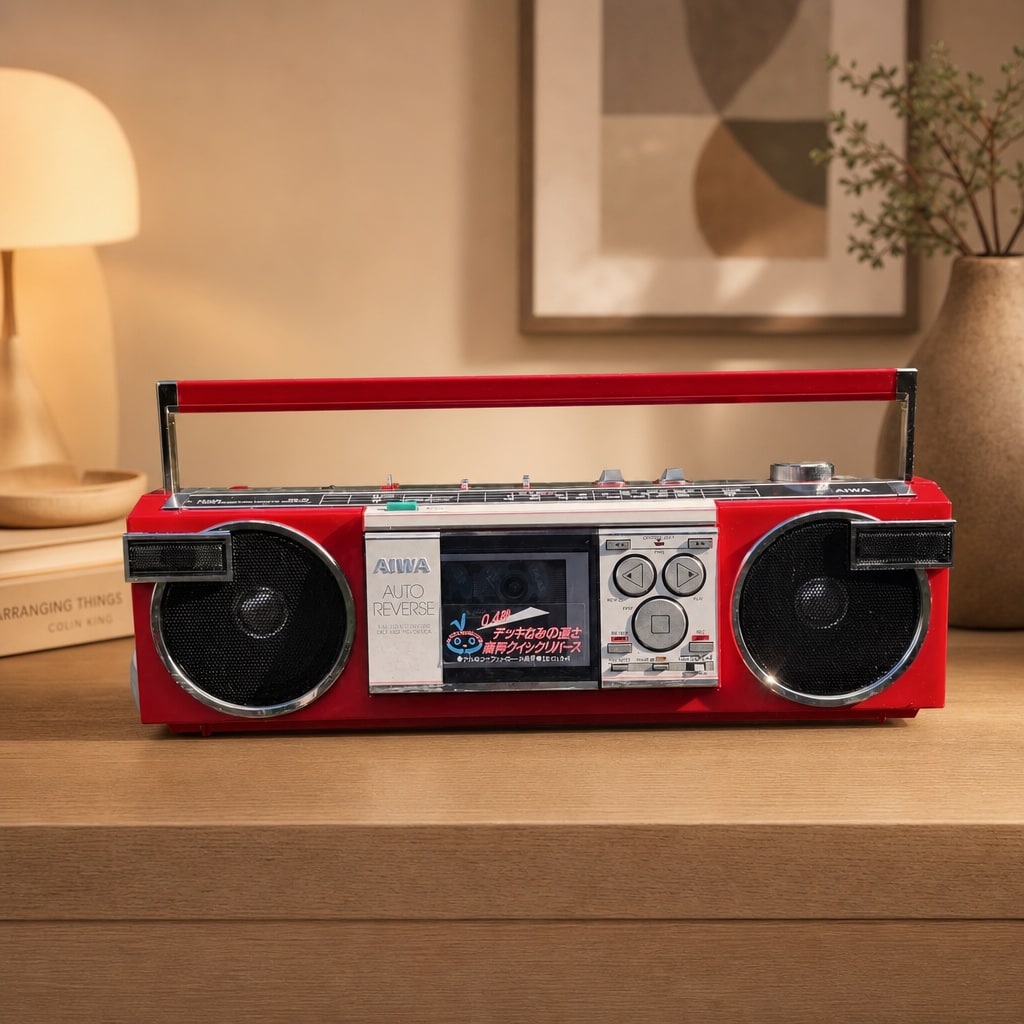 AIWA CS-R1 Rare Vintage Cassette Boombox Getto blaster Tested Warranty