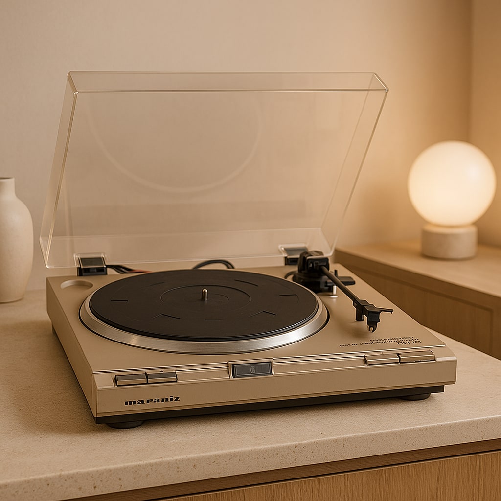 Marantz TT-221 Rare Vintage Turntable Warranty Direct Drive Auto Stop