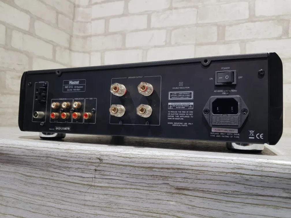 Magnat MC 2S Rare Vintage Hybrid CD Stereo Receiver Tested Working
