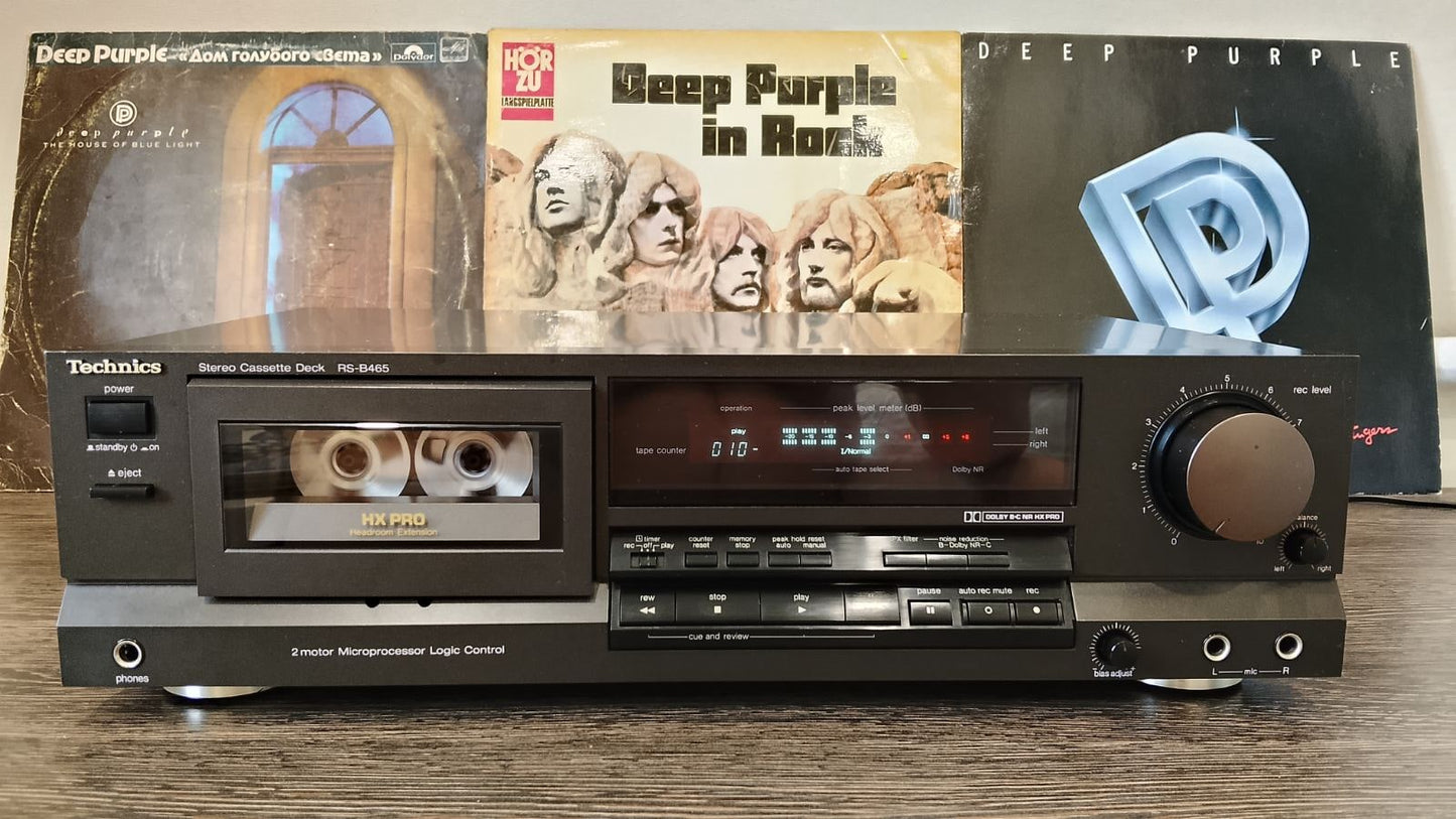 Technics RS-B465 Rare Vintage Stereo Cassette Deck Tested Dolby B/C Serviced