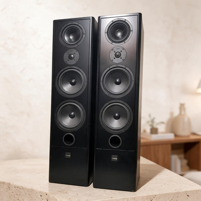 Canton Fonum 701 Rare Vintage Floorstanding Speakers Tested Hi-Fi 3-Way