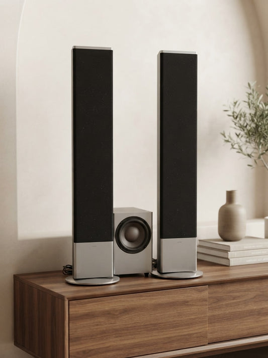 Loewe Individual Stand Speaker SL Subwoofer 525 Rare Vintage Speaker Warranty