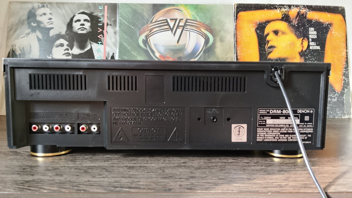 Denon DRM-800 Rare Vintage MINT Japan Cassette Deck Serviced 3-Head  Warranty