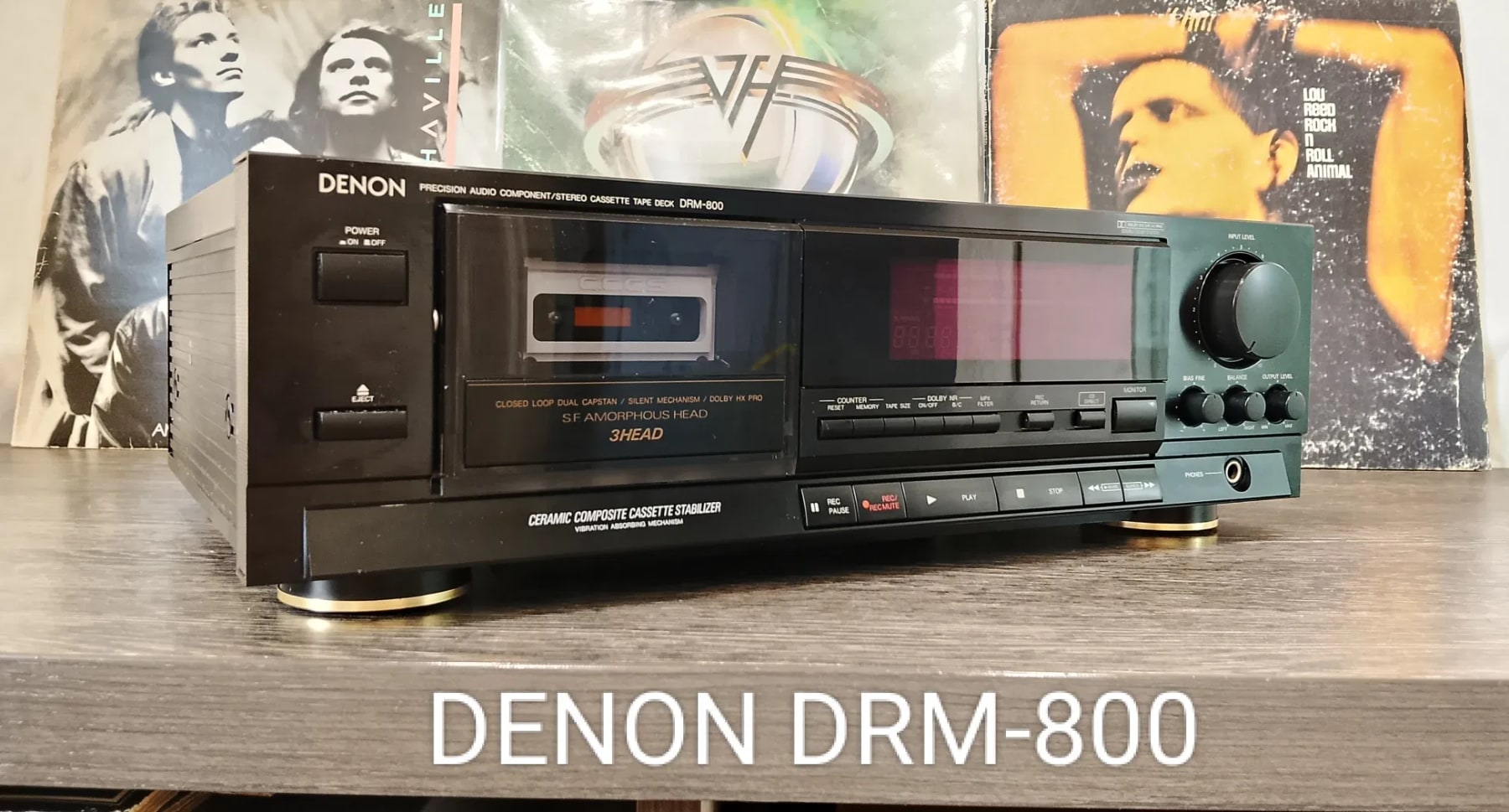 Denon DRM-800 Rare Vintage MINT Japan Cassette Deck Serviced 3-Head  Warranty