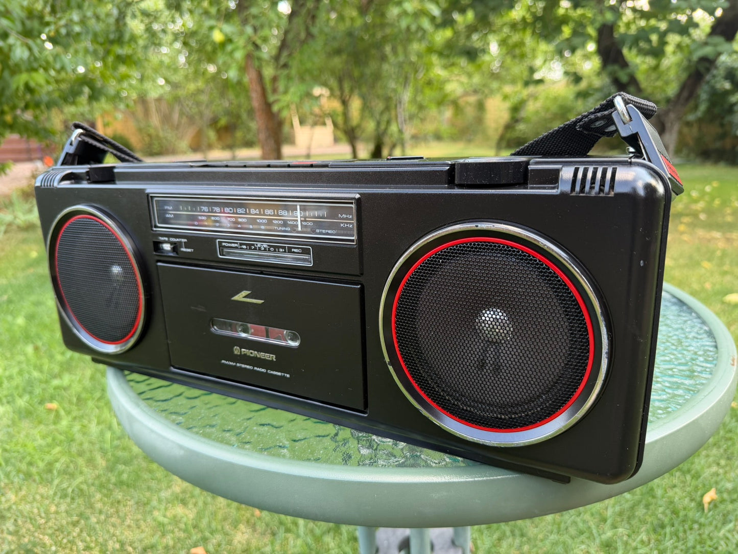 Pioneer SK-200BK Rare Vintage Boombox Tested Hi-Fi Cassette Japan Warranty