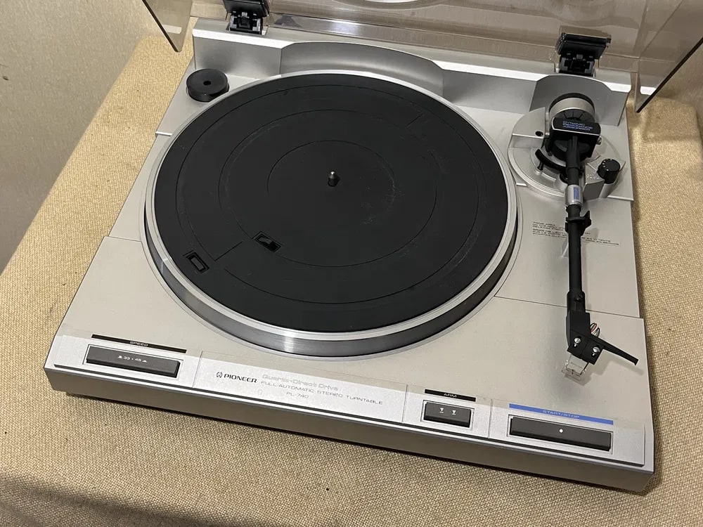 Pioneer PL-740 Rare Vintage Direct Drive Turntable Tested Quartz PLL