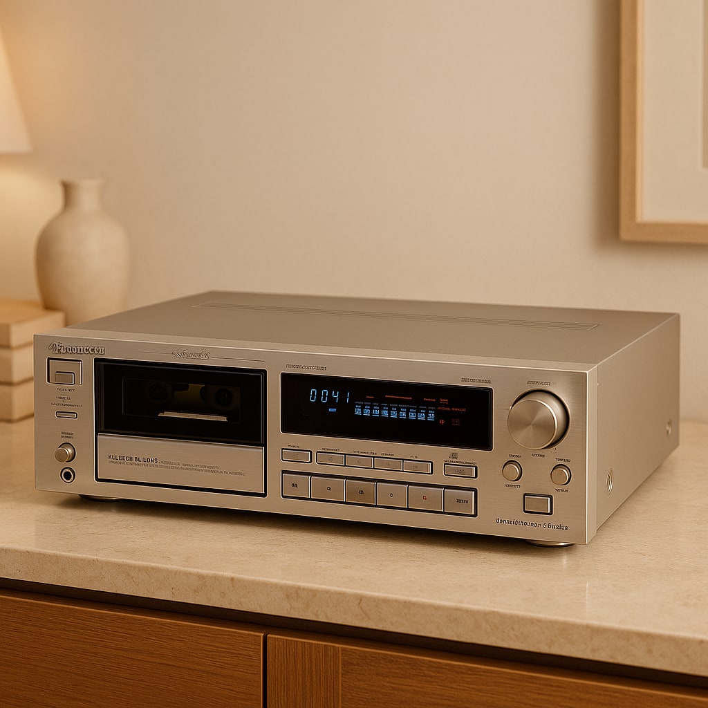 Pioneer CT-S610 Rare Vintage Cassette Deck Warranty 3-Head 3-Motor Working