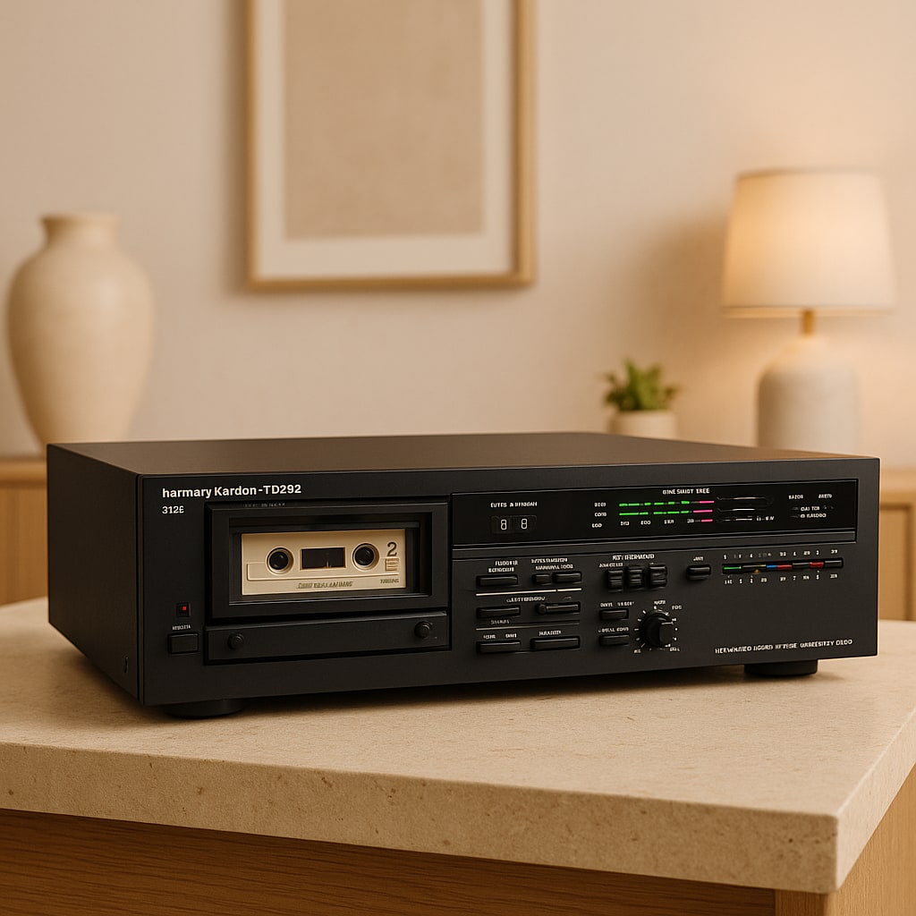 HARMAN/KARDON TD202 Rare Vintage Cassette Deck Working Warranty 2-Motor