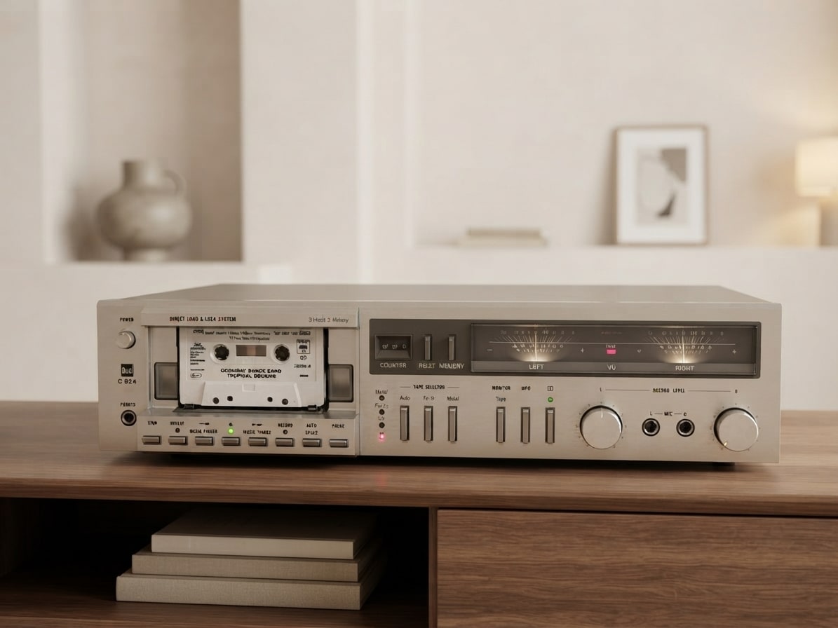 Dual C824 Rare Vintage Cassette Deck Working 3-Head 2-Motor Stereo Warranty