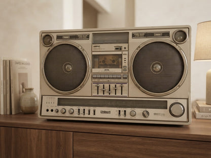 National RX-5350 Rare Vintage Boombox Serviced Tested Stereo Hi-Fi Serviced