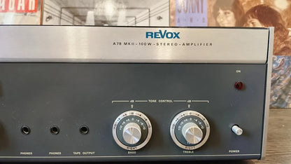 Revox A-78 MkII Rare Vintage Integrated Stereo Amplifier Serviced