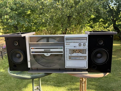 SHARP VZ-3000 Rare Vintage MINT Boombox Serviced Stereo System Cassette