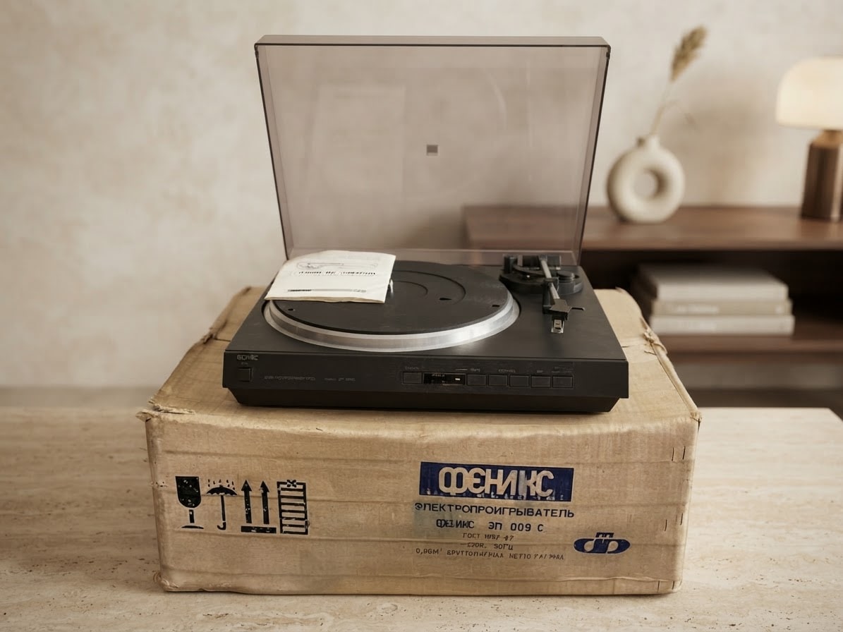 Phoenix EP-009 Quartz Rare Vintage MINT Turntable Working Soviet