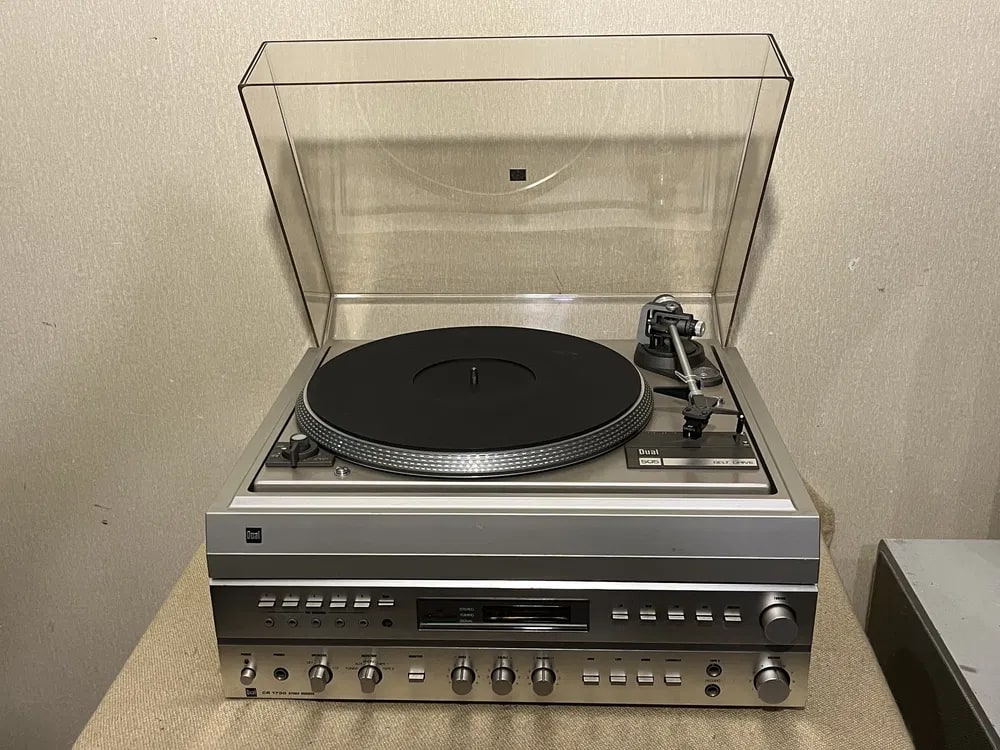 DUAL CS-505-2 + CR-1230 Rare Vintage Turntable + Receiver Set Stereo
