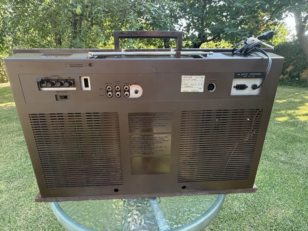 DIATONE Y-500 Rare Vintage Cassette Deck Boombox Ghetto blaster Tested
