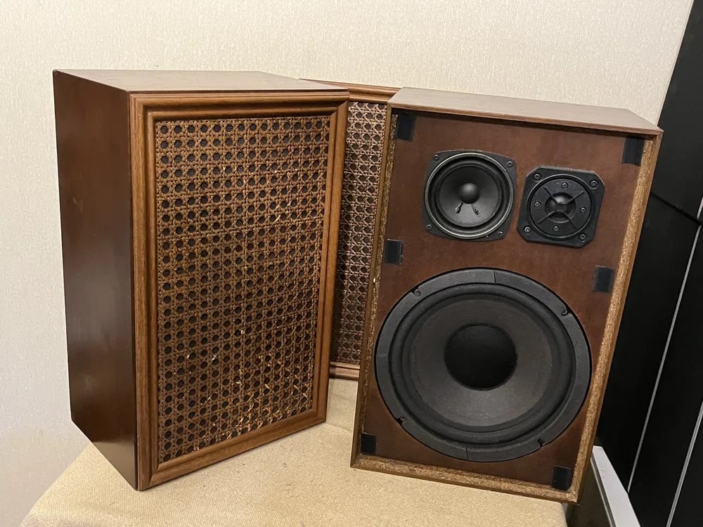 AUDION BOX 480 Rare Vintage 3-Way Speakers German Hi-Fi Working