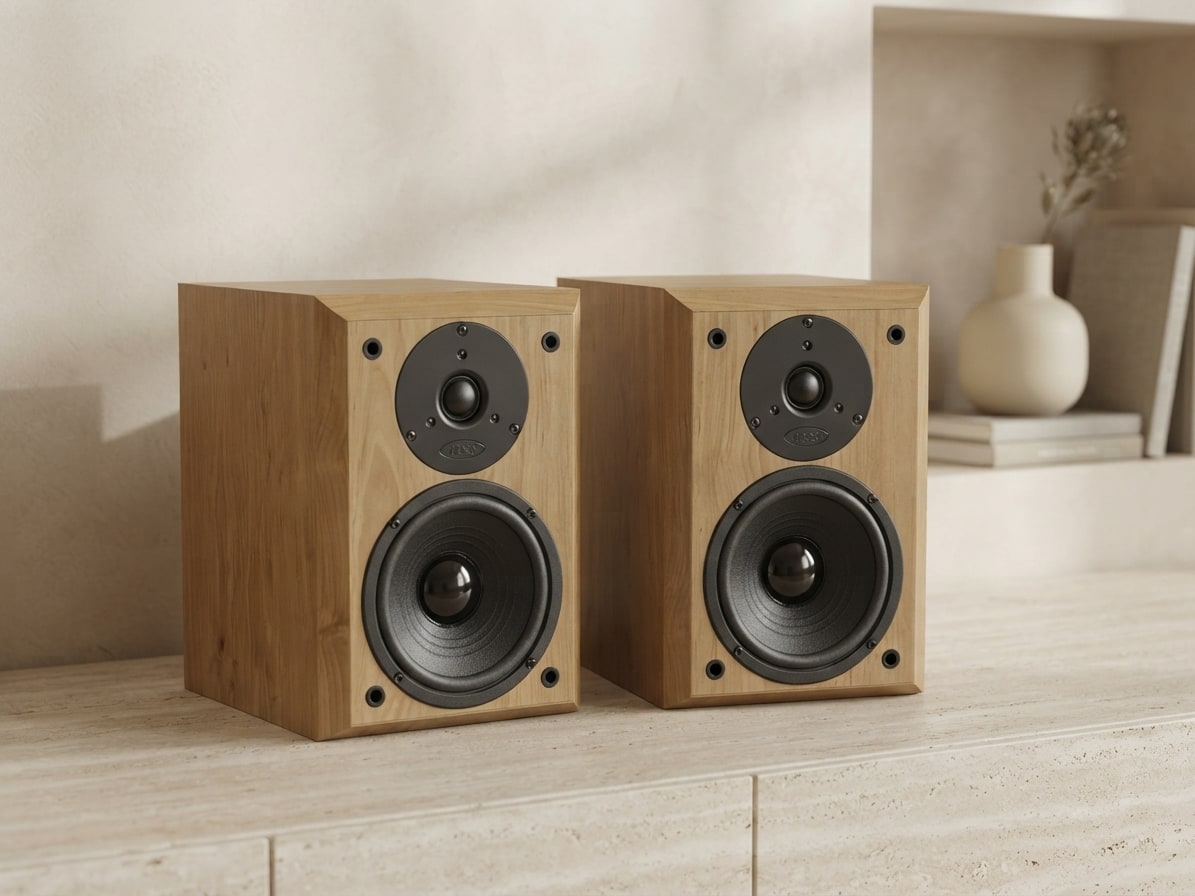 ELTAX SYMPHONY 4 Rare Vintage Bookshelf Speakers Tested Working Danish Warranty