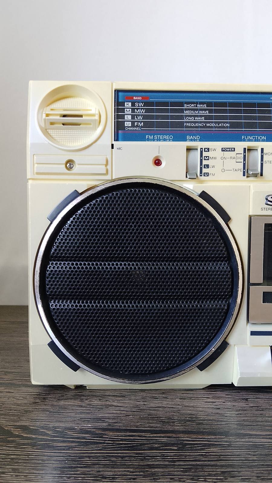 Sharp GF-5757 Rare Vintage  Boombox Cassette Ghetto blaster Serviced Warranty