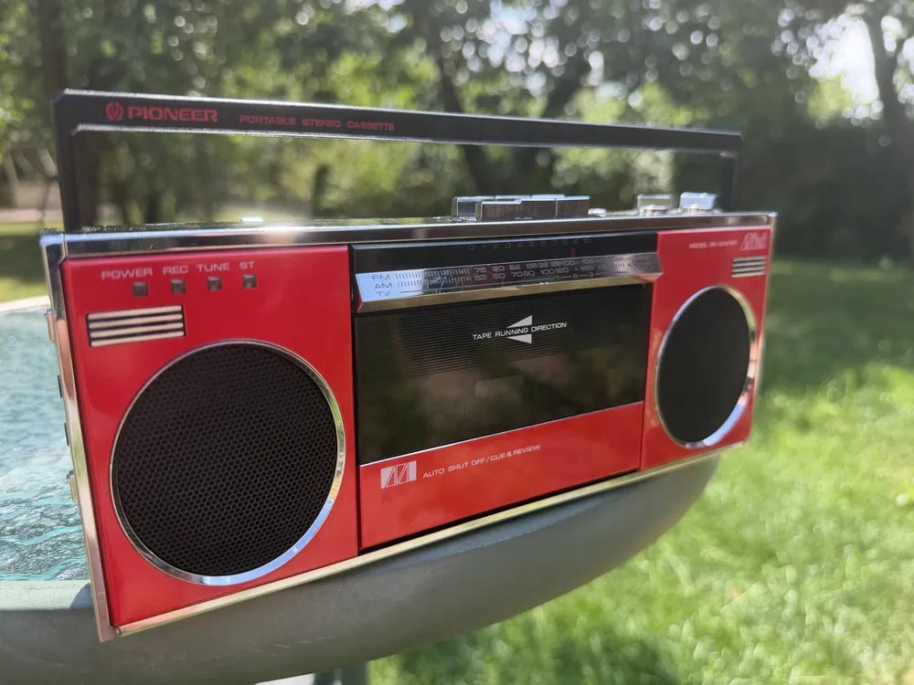Pioneer SK-Q10R Rare Vintage MINT Boombox  AM/FM Cassette Japan Warranty