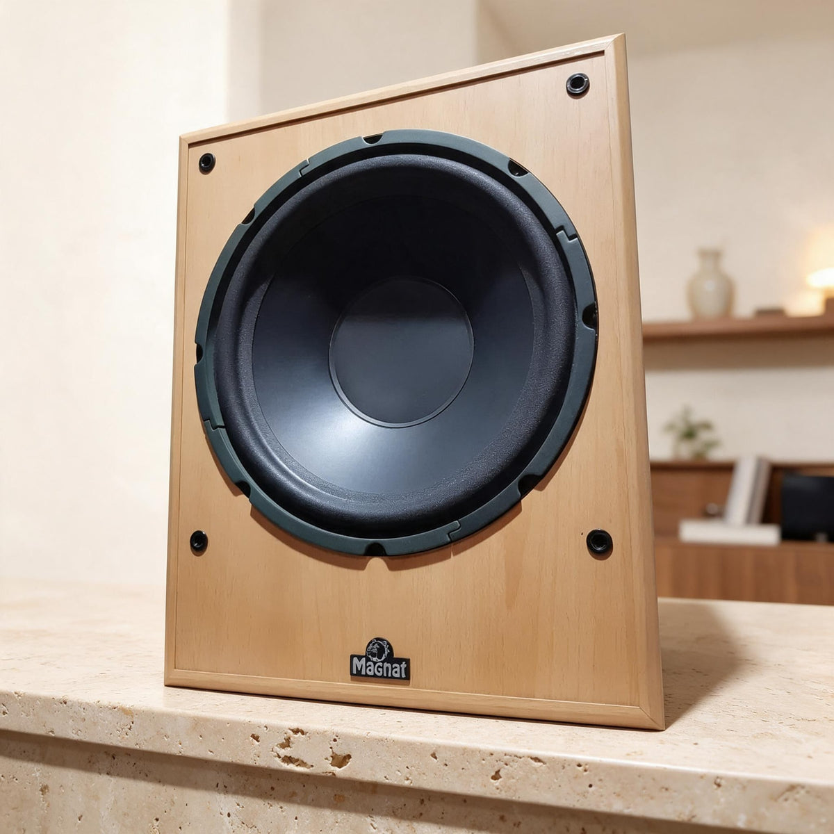MAGNAT Rare Vintage Active Subwoofer Tested Working Bass Reflex Hi-Fi
