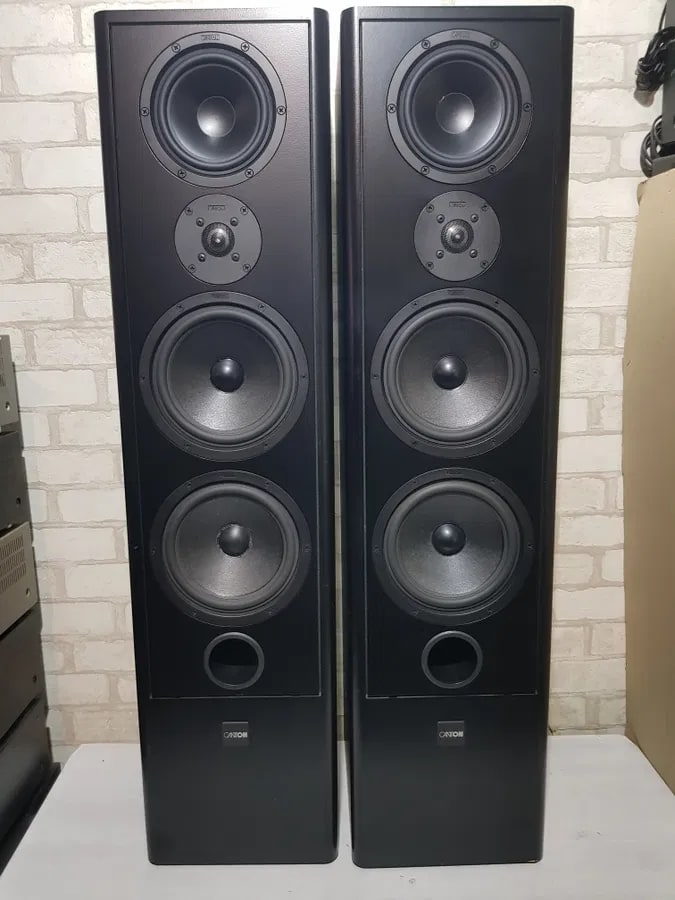 Canton Fonum 701 Rare Vintage Floorstanding Speakers Tested Hi-Fi 3-Way