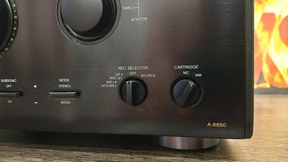 ONKYO Integra A-8850 Rare Vintage Integrated Stereo Amplifier Tested