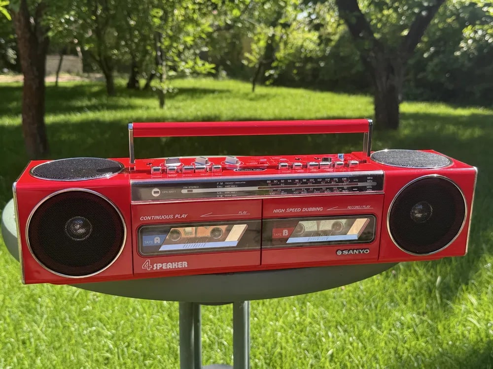 Sanyo WS 400K Rare Vintage Cassette Boombox Getto blaser Tested Warranty