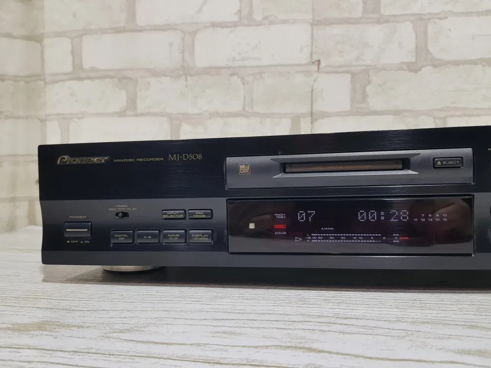 Pioneer MJ-D508 Rare Vintage MiniDisc Deck Tested Working Hi-Fi Stereo