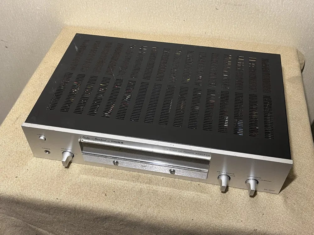 Fisher BA-3000 Rare Vintage Power Amplifier Tested Hi-Fi Stereo Analog Warranty
