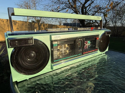 AIWA CS-W55 Rare Vintage Mint Boombox Getto blaster Tested