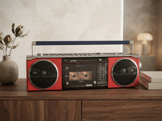Sanyo U4 SLIM Rare Vintage Boombox Tested Stereo Cassette Radio Warranty