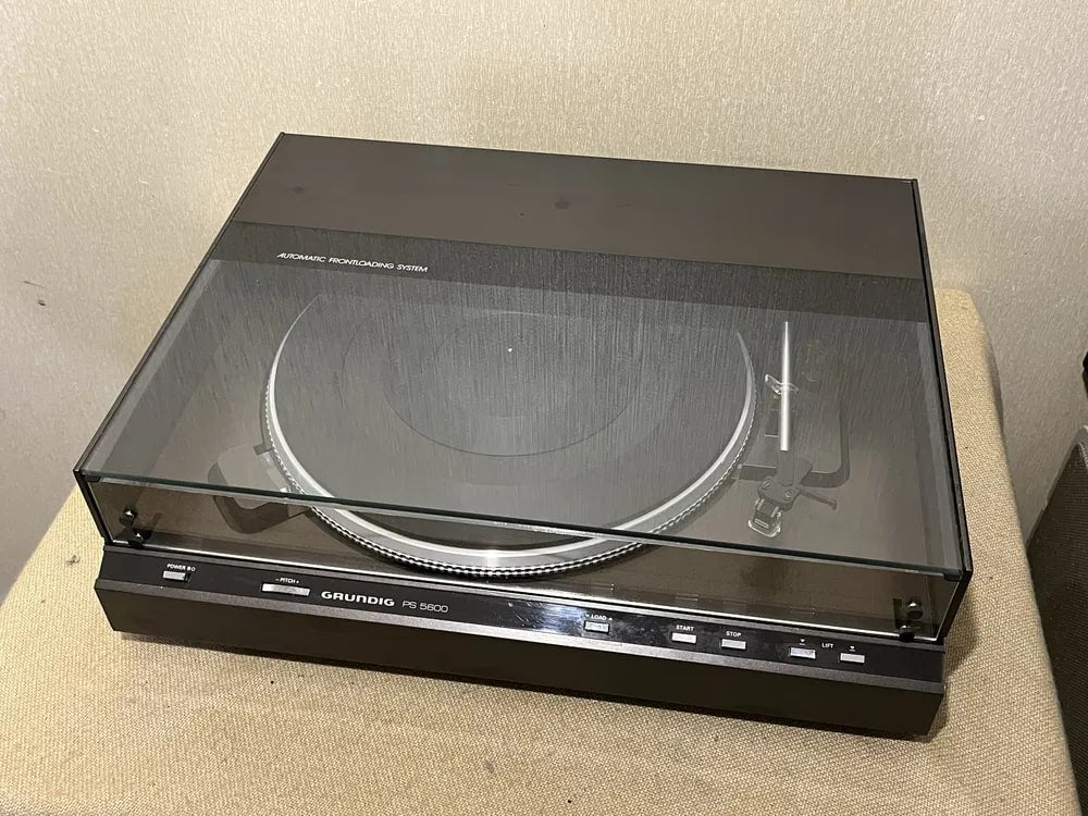 DUAL / GRUNDIG PS-5600 Rare Vintage Turntable Working Front Loading
