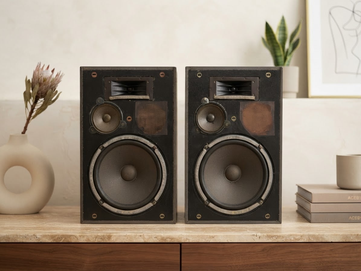KLEIN+HUMMEL OY Rare Vintage Active Studio Monitors Tested Working Germany