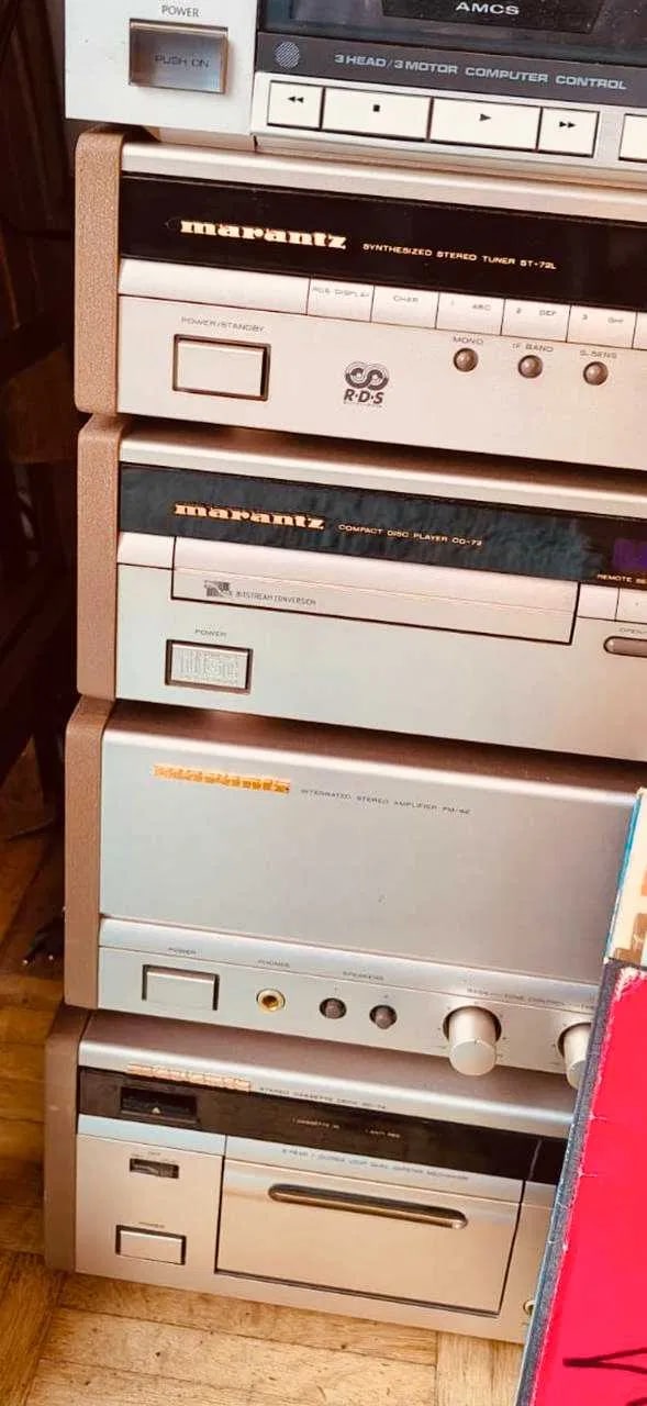Marantz PM-62 CD-72 SD-72 ST-72L Rare Vintage Component Set Tested Hi-Fi 220V