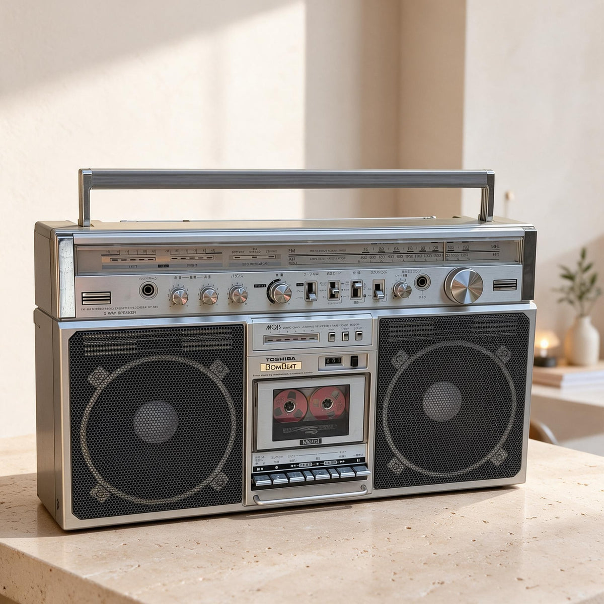 Toshiba RT-S85 Rare Vintage MINT Boombox Tested Stereo Cassette Player