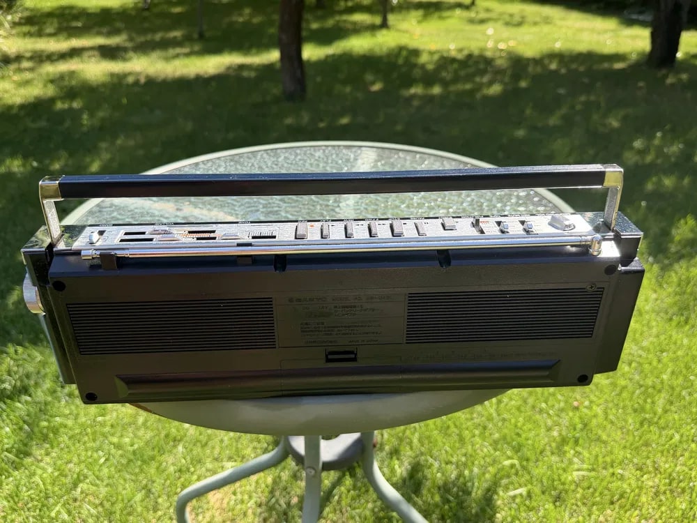 Sanyo MR-U4SL Rare Vintage Boombox Working Portable Radio Cassette Warranty