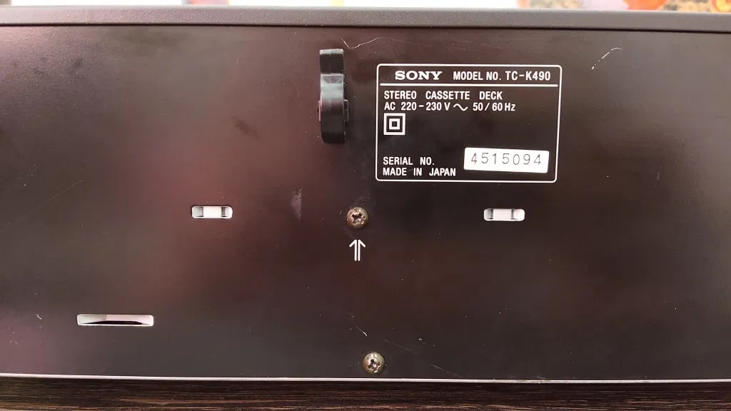 Sony TC-K490 Rare Vintage 3-Head Stereo Cassette Deck Serviced Working