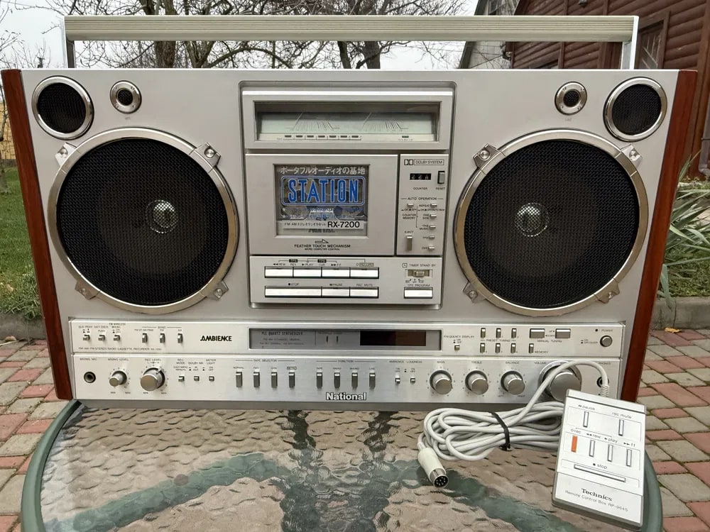 National RX-7200 Rare Vintage MINT Cillectible Cassette Boombox JDM Warranty