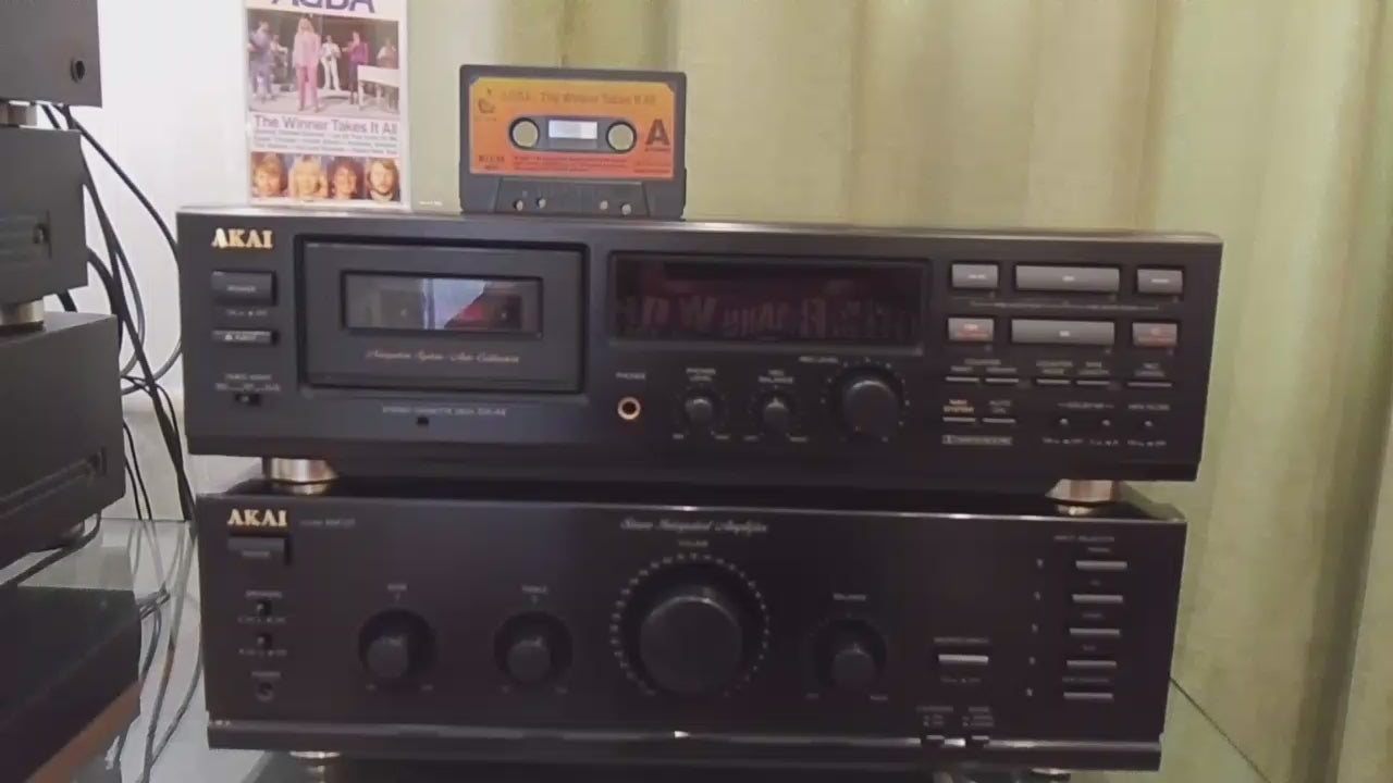 Akai DX-49 Rare Vintage Cassette Deck Warranty Stereo Dolby B/C Auto Calibration