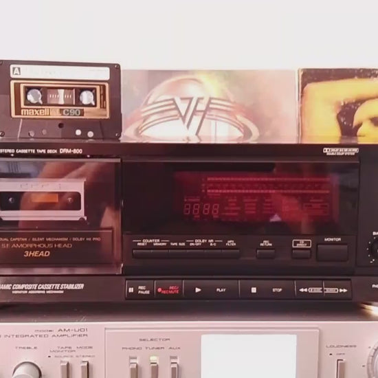 Denon DRM-800 Rare Vintage MINT Japan Cassette Deck Serviced 3-Head  Warranty