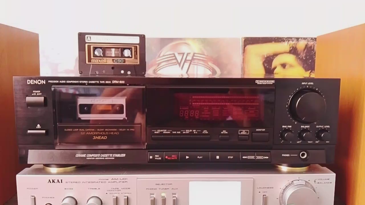 Denon DRM-800 Rare Vintage MINT Japan Cassette Deck Serviced 3-Head  Warranty