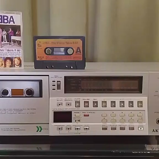 AKAI GX-F66RC Rare Vintage Cassette Deck Warranty Tested Auto Reverse Serviced