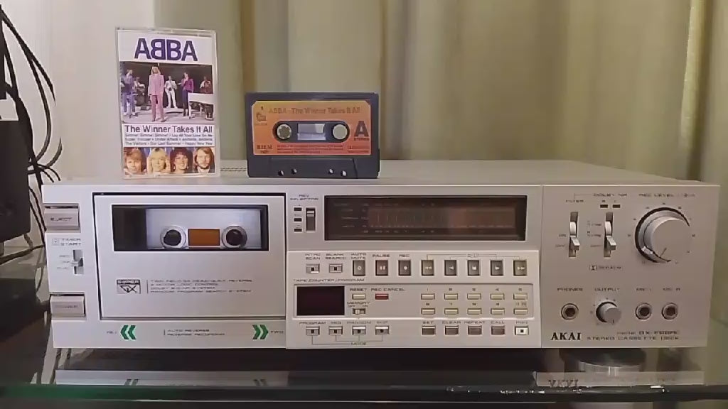 AKAI GX-F66RC Rare Vintage Cassette Deck Warranty Tested Auto Reverse Serviced
