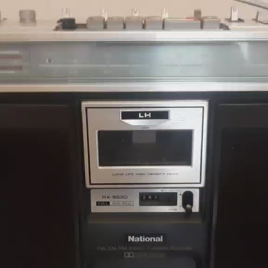 National RX-5620 Rare Vintage Boombox Getto blaster Serviced Tested