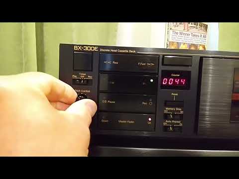 Nakamichi BX-300E Rare Vintage Cassette Deck Serviced Warranty Tested