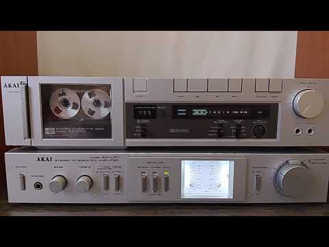 AKAI CS-F110 Rare Vintage Stereo Cassette Deck Serviced Silver Dolby Warranty
