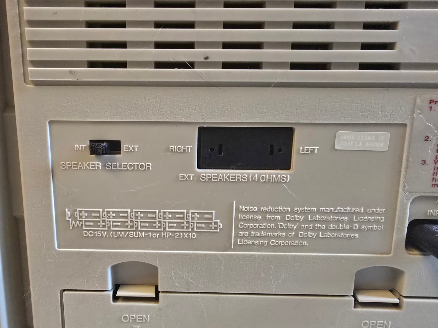 Sharp VZ 2000 Rare Vintage Cassette Deck Collectible
